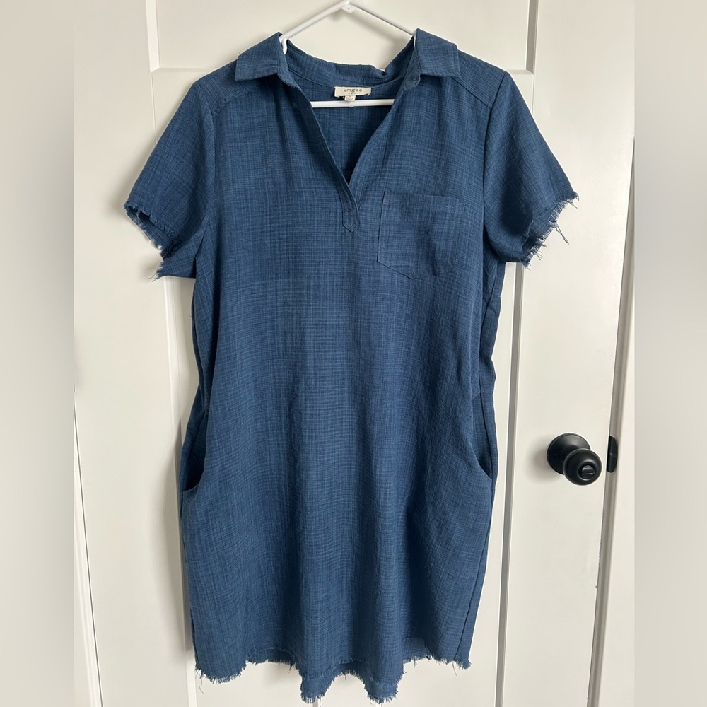 Umgee Denim Blue Blouse